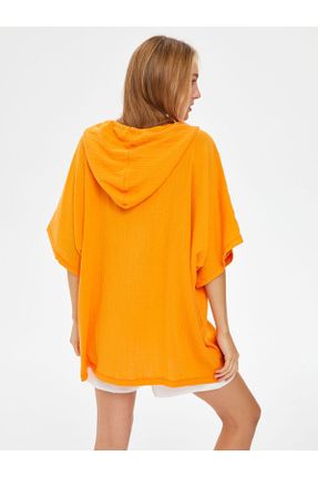 تونیک نارنجی زنانه بافتنی رگولار کد 733307216