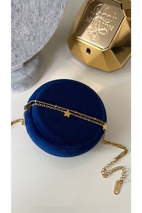 خلخال جواهر طلائی زنانه استیل (فولاد) SU PERİSİ TAKI BİJUTERİ - کد 733405114
