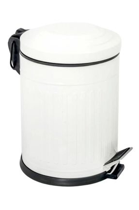 سطل زباله سفید استیل ضد زنگ 12 L کد 733575233