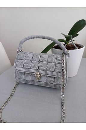 کیف دستی طوسی زنانه سایز متوسط Altınergiyim - کد 732916550