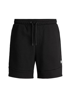 شلوارک و برمودا مشکی مردانه پنبه ای Jack & Jones - کد 705145926
