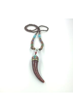 گردنبند جواهر رنگی زنانه سنگ طبیعی Tedz Collection - کد 733943305