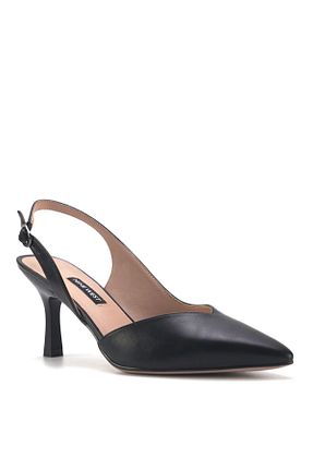 کفش پاشنه بلند کلاسیک مشکی زنانه چرم مصنوعی Nine West - کد 734378179