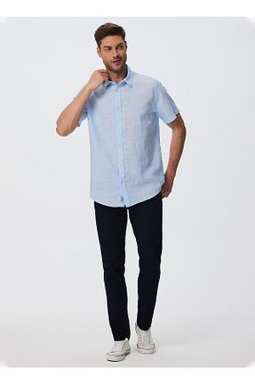 پیراهن آبی مردانه رگولار Lee Cooper - کد 734435805