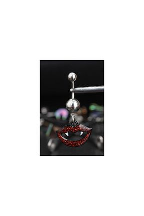 پیرسینگ قرمز زنانه depozoom - کد 104795824
