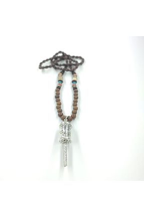 گردنبند جواهر رنگی زنانه سنگ طبیعی Tedz Collection - کد 733907238