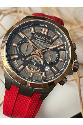 ساعت مچی قرمز مردانه 41-45 میلی متر Quantum - کد 734381485