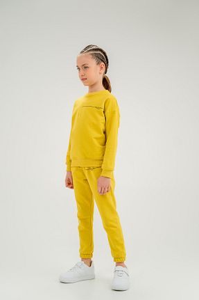 ست بالاتنه و پائین تنه زرد بچه گانه بافت Gold Class Kidswear - کد 734219604