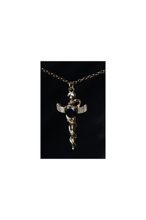 گردنبند استیل ( فولاد ) طلائی زنانه استیل (فولاد) depozoom - کد 666576884