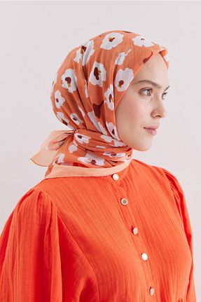 شال صورتی زنانه پنبه ای Cardion - کد 734342992
