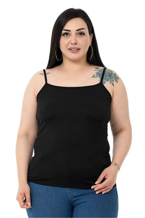 بلوز سایز بزرگ مشکی زنانه سایز بزرگ DISENTIS MODEST - کد 734935778
