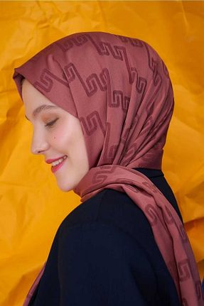 شال صورتی زنانه ابریشم Modakaşmir - کد 735059156