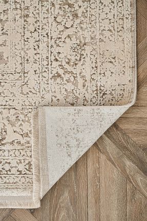 فرش بژ قابل شستشو Kaşmir Halı - کد 288708789