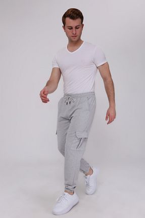 شلوار کرمگن طوسی زنانه کارگو KRAVEN - کد 735666152