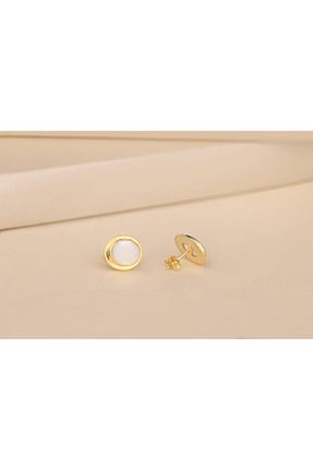 گوشواره نقره سفید زنانه 925 عیار Akgül Silver - کد 735978834