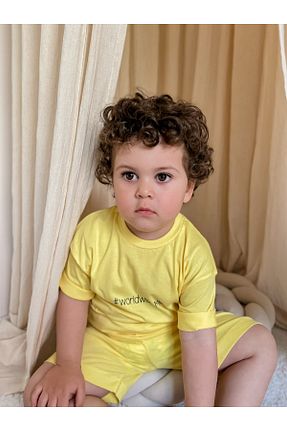 ست نوزادی زرد بچه گانه پنبه ای MiaBaby - کد 736013559