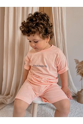 ست نوزادی صورتی بچه گانه پنبه ای MiaBaby - کد 736013565