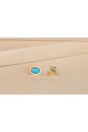 گوشواره نقره فیروزه ای زنانه 925 عیار Akgül Silver - کد 736069648
