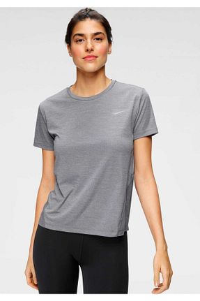 تیشرت اسپرت طوسی زنانه رگولار Nike - کد 736072403