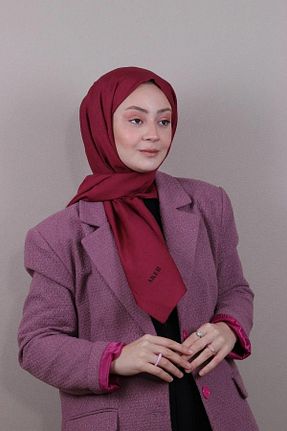 شال زرشکی زنانه ویسکون Aker - کد 736073222