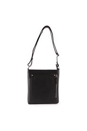 کیف پستچی مشکی زنانه چرم مصنوعی Gio Mi - کد 736044564