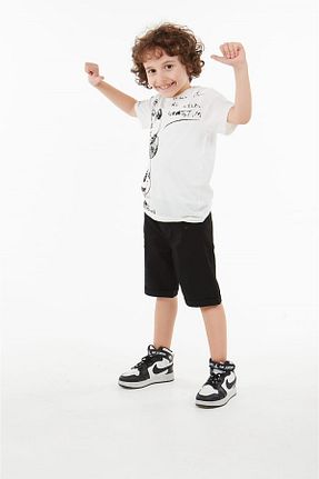 تیشرت نباتی بچه گانه رگولار BOBBY JR KİDSWEAR - کد 736234938