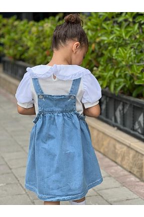 ست بالاتنه و پائین تنه آبی بچه گانه جین MUMİKİDS - کد 736285486