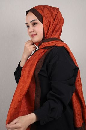 روسری بژ 70 * 180 Aker - کد 735963268