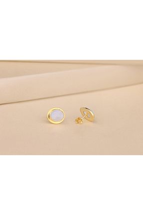 گوشواره نقره سفید زنانه 925 عیار Akgül Silver - کد 735984088