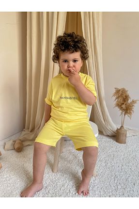 ست نوزادی زرد بچه گانه پنبه ای MiaBaby - کد 736013559