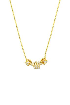 گردنبند نقره طلائی زنانه 925 عیار Argentum Concept - کد 736054521