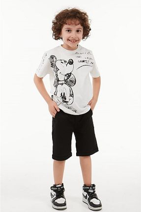 تیشرت نباتی بچه گانه رگولار BOBBY JR KİDSWEAR - کد 736234938