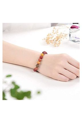 دستبند جواهر قهوه ای زنانه سنگ طبیعی Haremi - کد 736260317