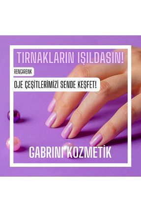 لاک ناخن سفید Gabrini - کد 708476037