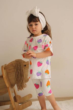 ست بالاتنه و پائین تنه رنگی بچه گانه بافتنی Bebekkutusu - کد 736297394
