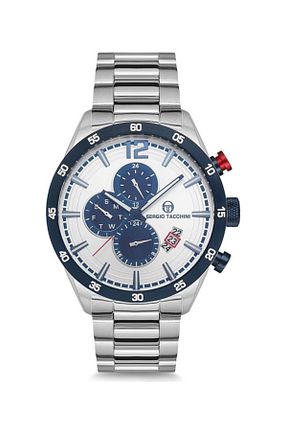 ساعت مچی سفید مردانه استل (فولاد) Sergio Tacchini - کد 7010449