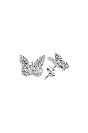 گوشواره نقره سفید زنانه 925 عیار SARIASLAN - کد 6924777