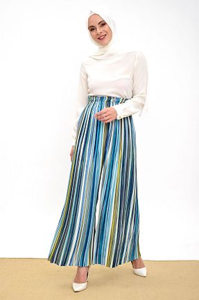 شلوار حجاب سبز زنانه مخلوط پلی استر Bym Fashion - کد 7109919