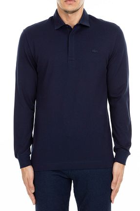 پولوشرت سرمه ای مردانه پنبه ای Lacoste - کد 26764409
