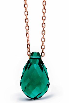 گردنبند نقره سبز زنانه 925 عیار Argentum Concept - کد 32039965