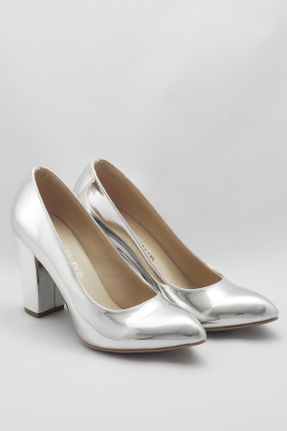 کفش پاشنه بلند کلاسیک زنانه پارچه نساجی پاشنه متوسط ( 5 - 9 cm ) پاشنه ضخیم کد 32537723