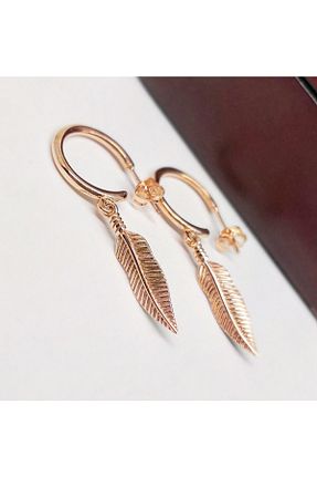 گوشواره نقره صورتی زنانه 925 عیار MySilvers - کد 32515013