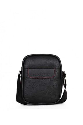 کیف پستچی مشکی مردانه چرم مصنوعی U.S. Polo Assn. - کد 34375708