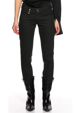 شلوار جین مشکی زنانه پاچه تنگ Ltd Jeans - کد 34378854