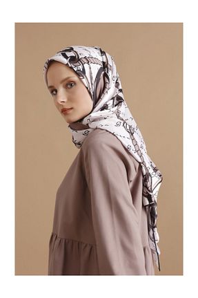 روسری بژ پلی استر Differenza - کد 35289164