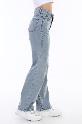 شلوار جین آبی زنانه پاچه لوله ای کد 167850851