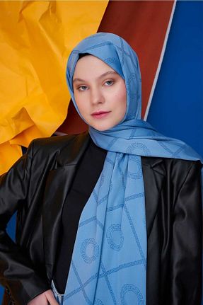 شال آبی زنانه Modakaşmir - کد 735107919