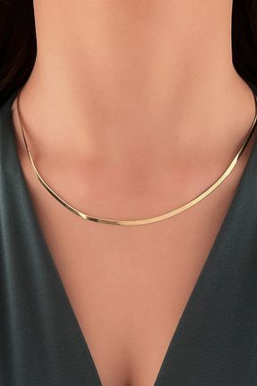 گردنبند استیل ( فولاد ) طلائی زنانه استیل ضد زنگ The Collection - کد 81854961