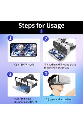 عینک واقعیت مجازی مشکی VR Shinecon - کد 735879541