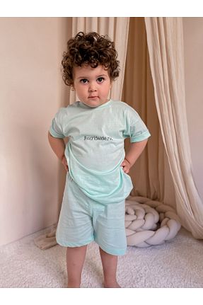 ست نوزادی آبی بچه گانه پنبه ای MiaBaby - کد 736015694